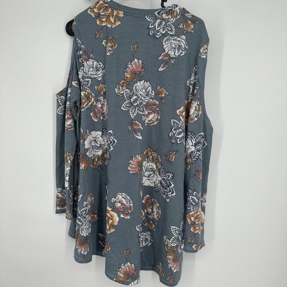Bobeau Women's Floral‎ Blouse size 1X - Picture 6 of 6